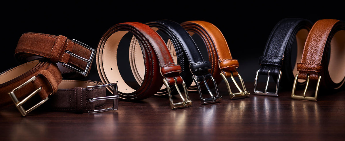 Crockett Jones & Men\'s Jones & – Belts Leather US Belts, Belts, | Matching Crockett