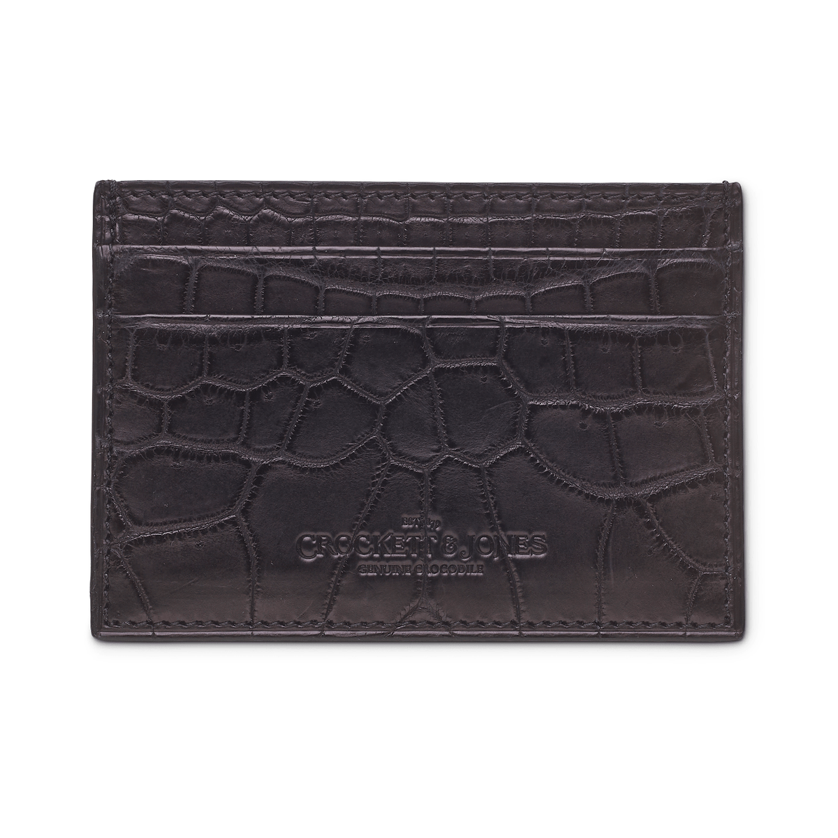 【ReZARD】Crocodile Medium Wallet ブラック　ケース Card Holder Black Crocodile – Crockett & Jones US