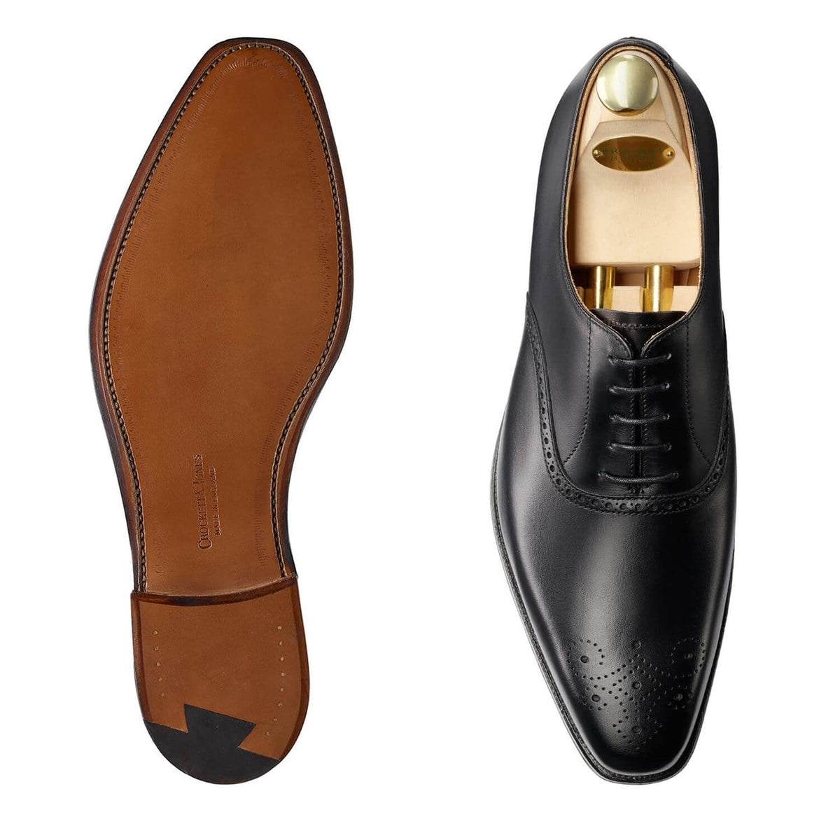 Edgware Black Calf | Crockett & Jones – Crockett & Jones US