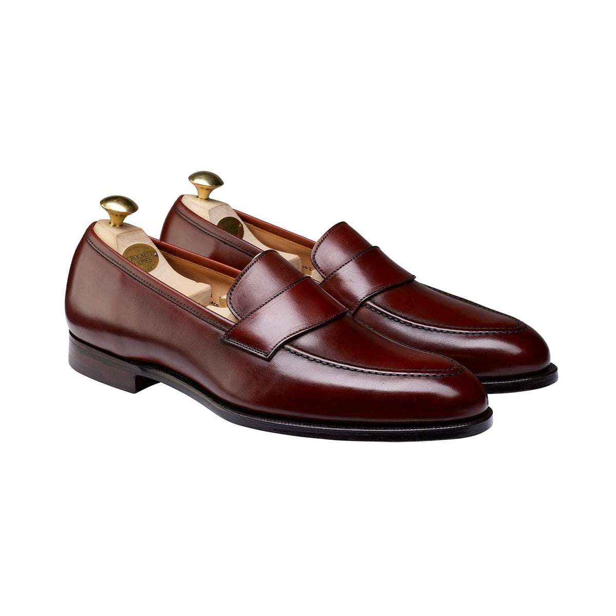 Harcourt Chestnut Antique Calf | Crockett & Jones – Crockett