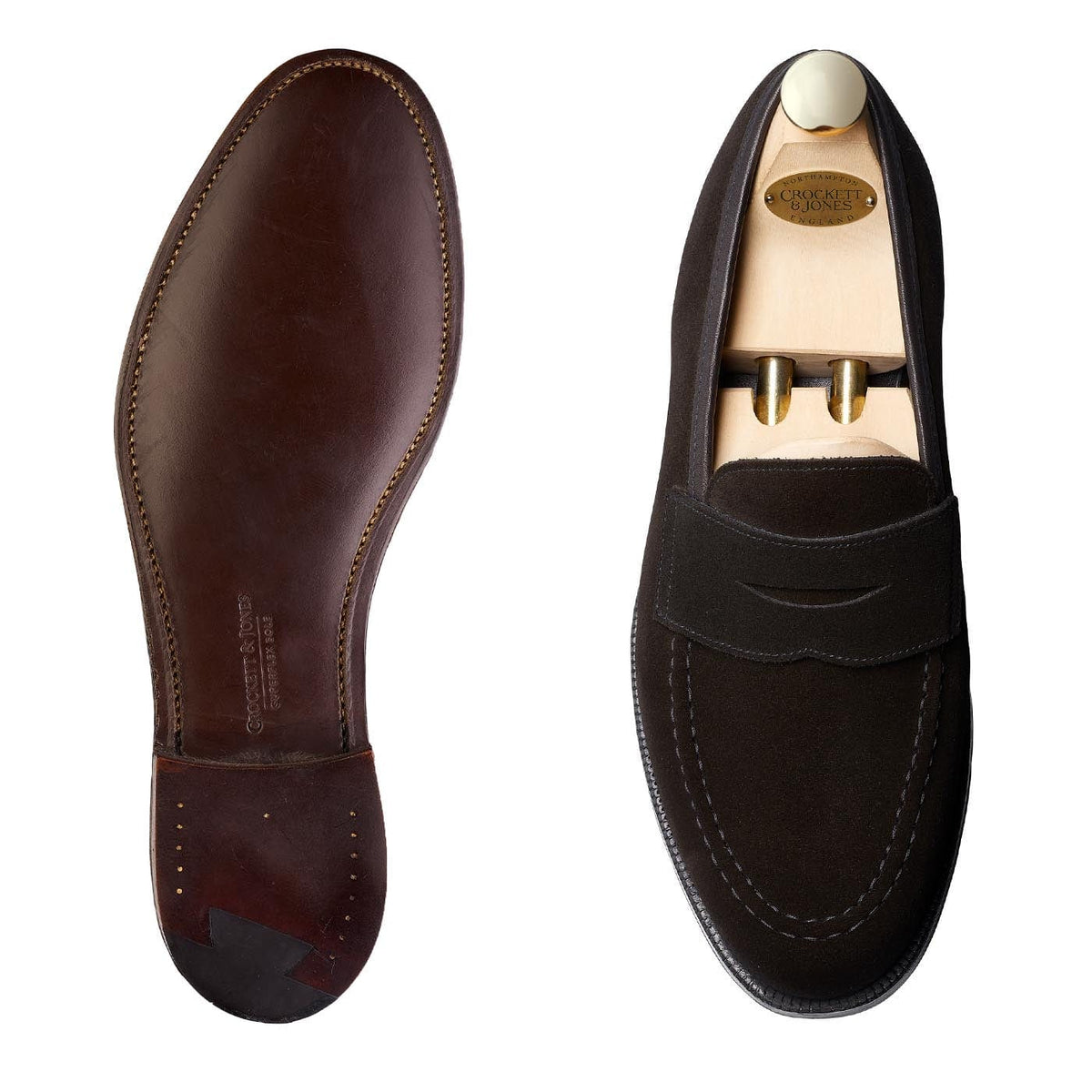 Boston Black Suede – Crockett & Jones US