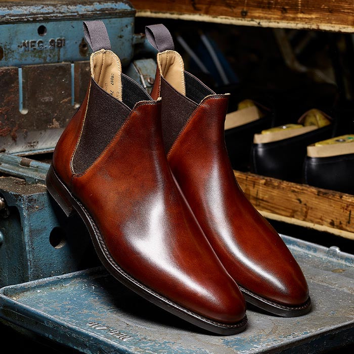 Lawrence 2 Chestnut Antique Calf | Crockett & Jones – Crockett 