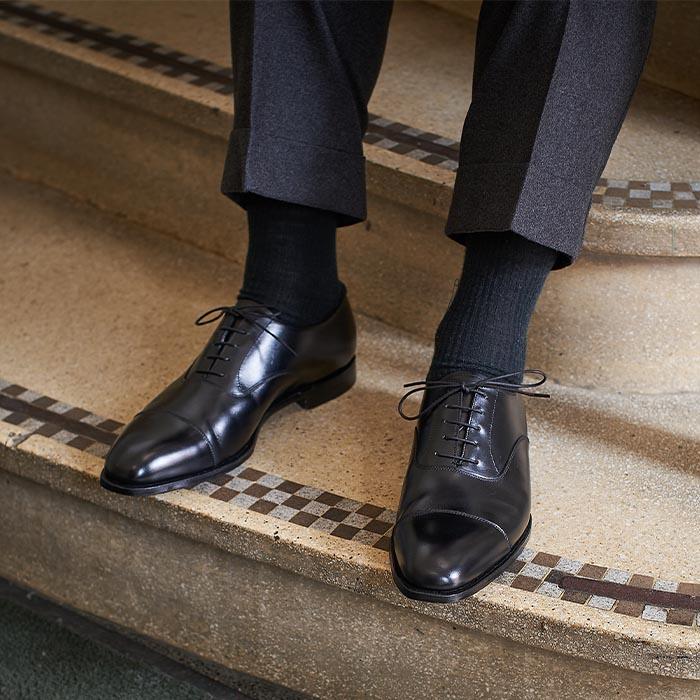 Audley Black Calf | Crockett & Jones – Crockett & Jones US