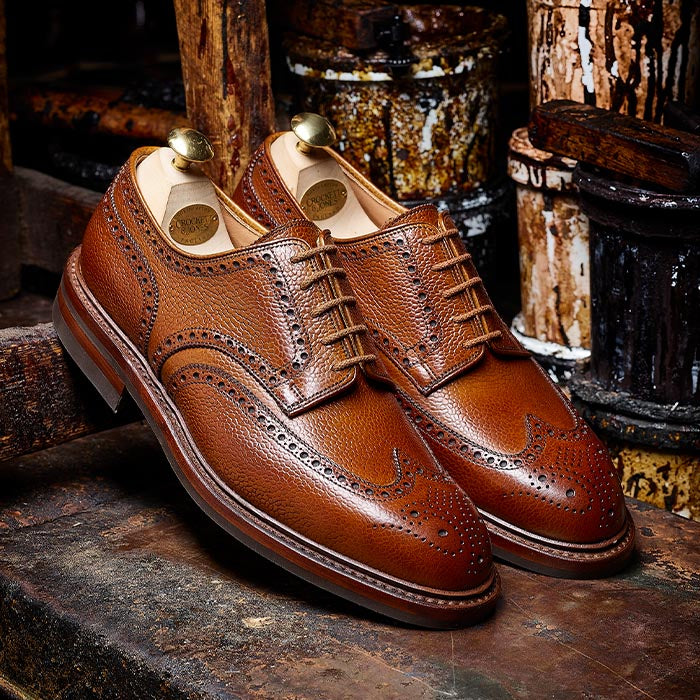 Coniston Dark Brown Scotch Grain   Crockett & Jones – Crockett