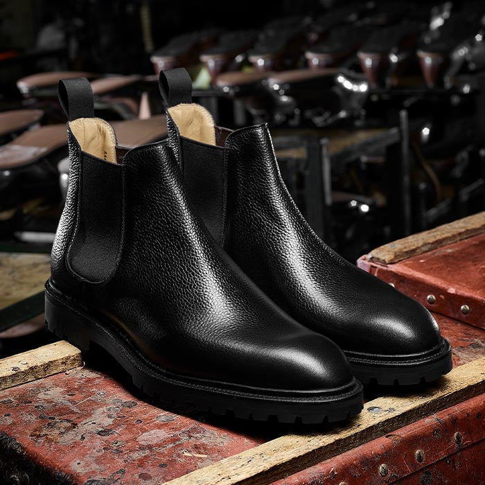 Chelsea 11 Black Scotch Grain | Crockett & Jones – Crockett & Jones US