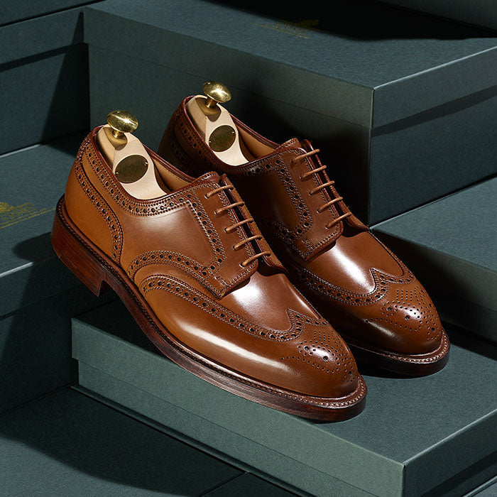 靴 Crockett & Jones PEMBROKE 6 1/2 Pembroke Dark Brown Scotch Grain | Crockett & Jones