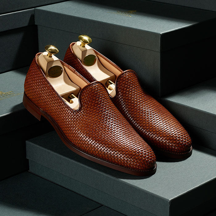 Kensington Tan Woven Calf 