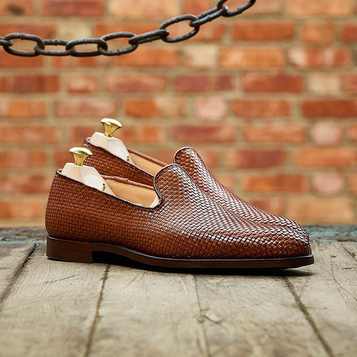 Kensington Tan Woven Calf 