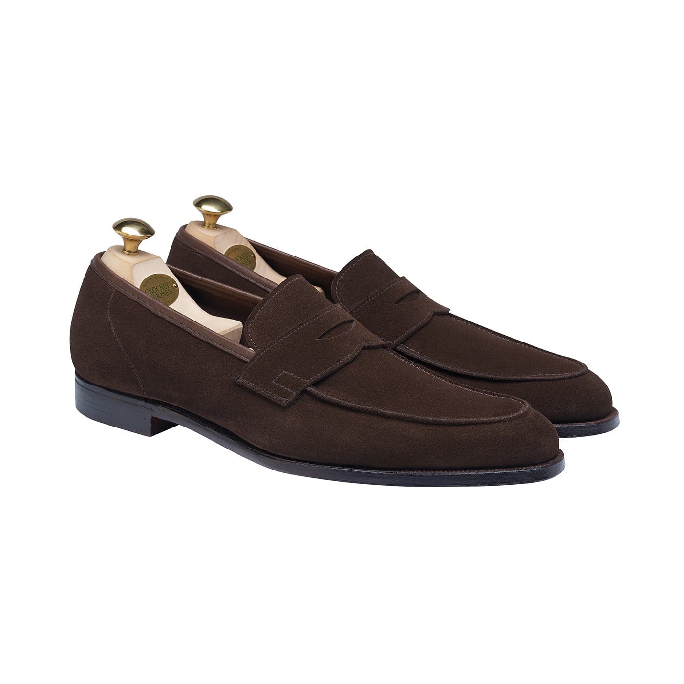 Cadogan Dark Brown Calf Suede | Crockett & Jones – Crockett & Jones US