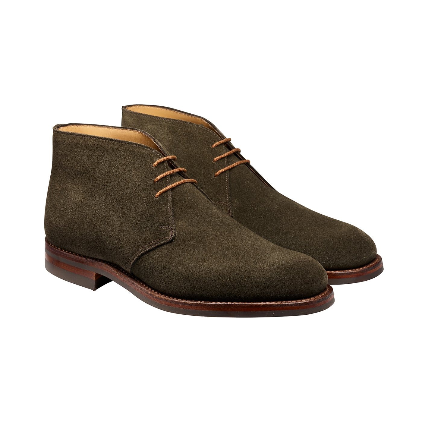 Green suede chukka boots online