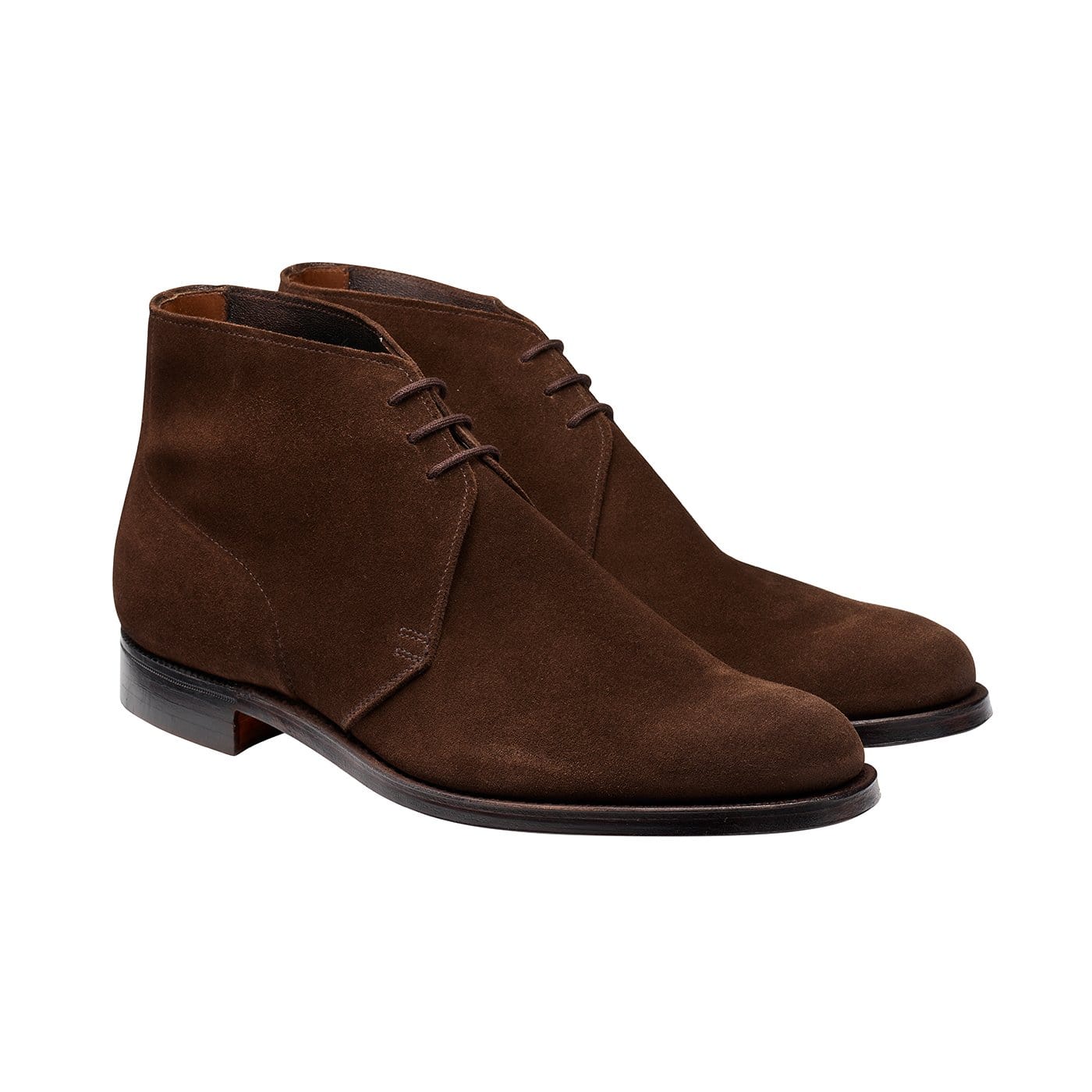 Dark brown chukka on sale