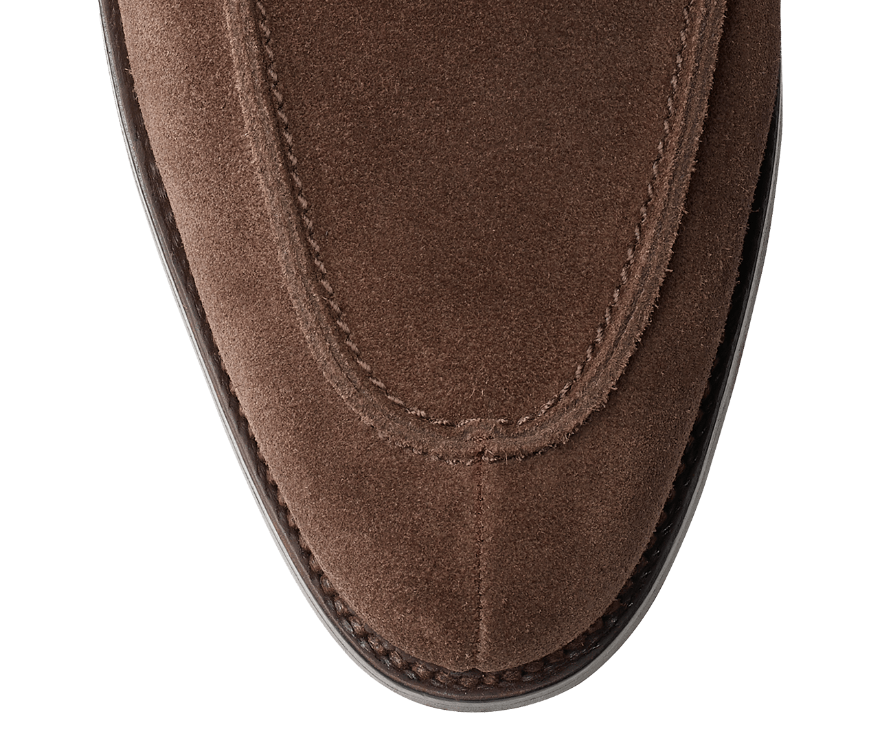 Hardwick Dark Brown Suede