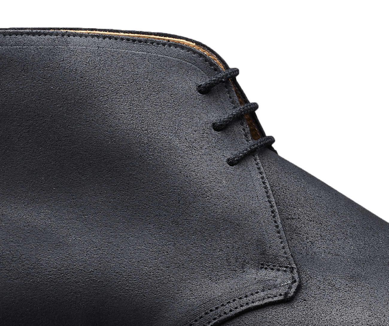 Molton Black Rough-Out Suede