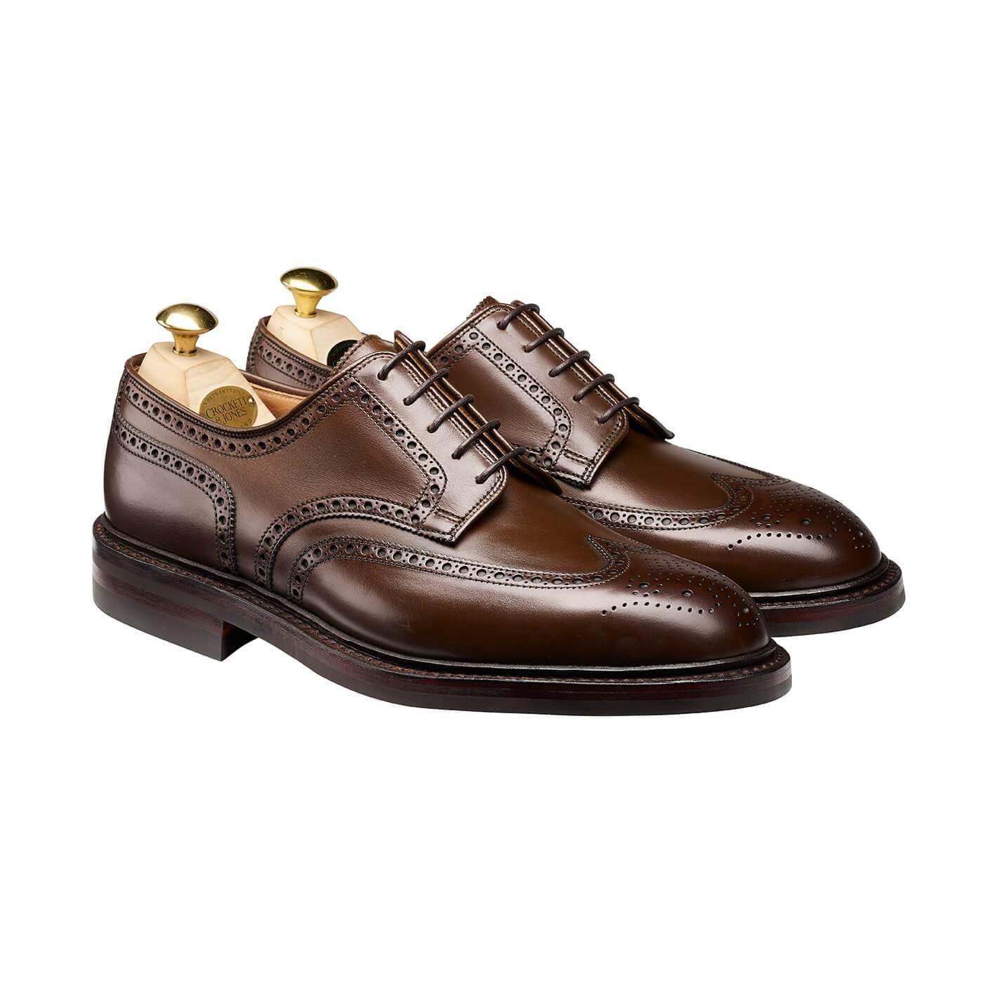 Pembroke Dark Brown Wax Calf | Crockett & Jones – Crockett & Jones US