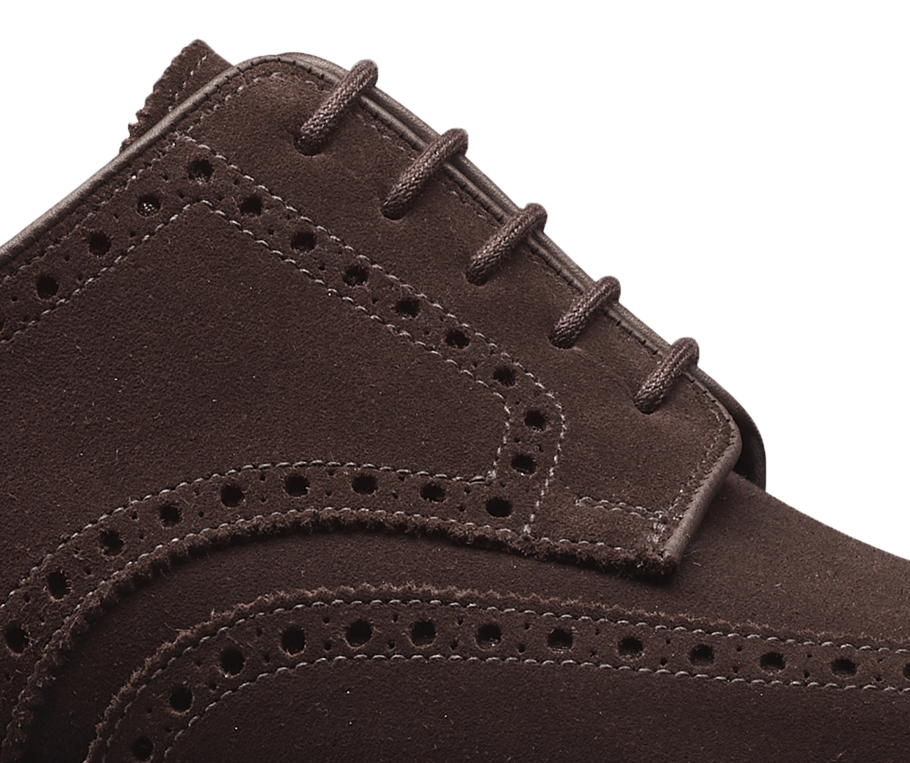 Pembroke Dark Brown Suede