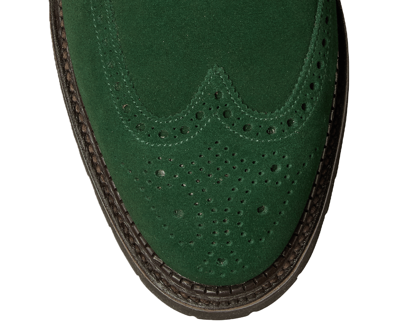 Pembroke Bottle Green Suede