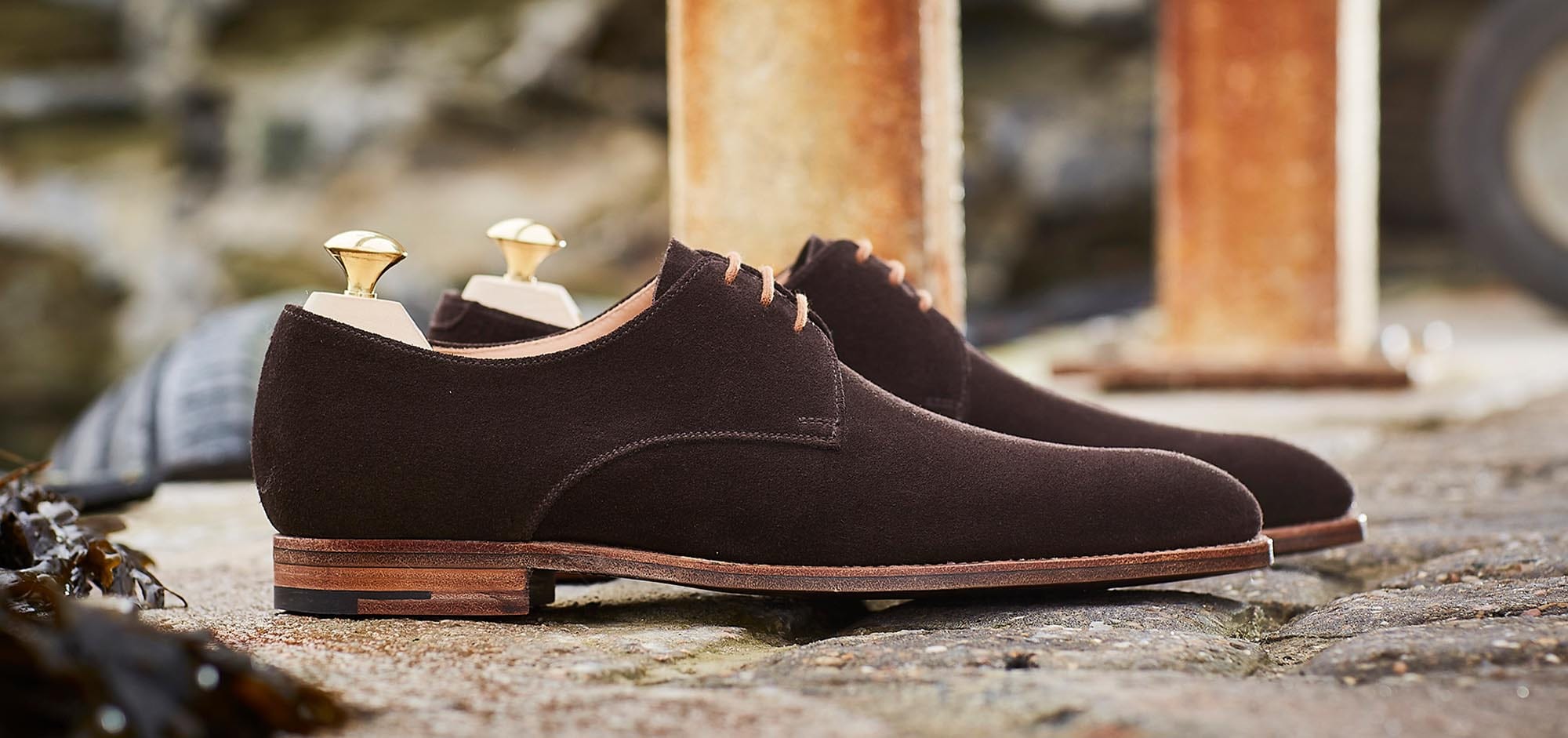 The Full Works - Dark Brown Suede Crockett & Jones US The Full Works - Dark Brown Suede Crockett & Jones US