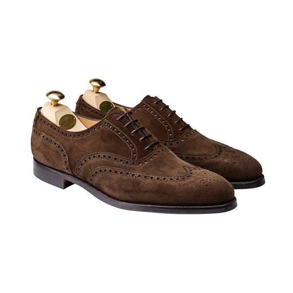 Westgate 2 Dark Brown Calf Suede | Crockett & Jones – Crockett