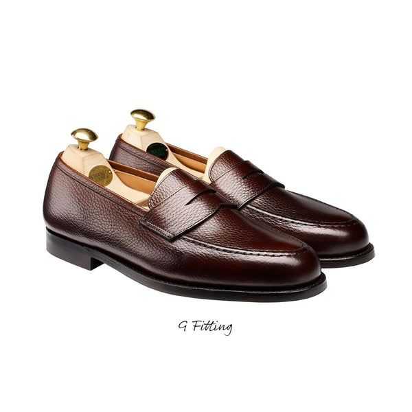 Boston Dark Brown Country Calf Grain (G Fitting) – Crockett & Jones US