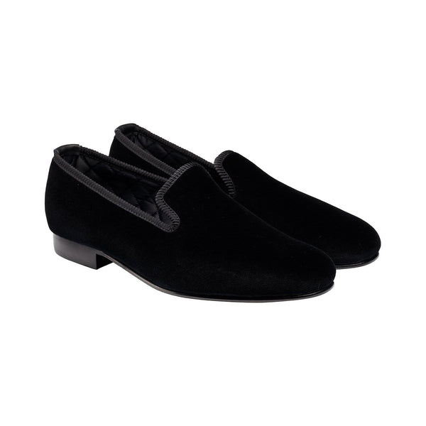 大特価お得Sanders ALBERT SLIPPER BLACK 1963b 靴