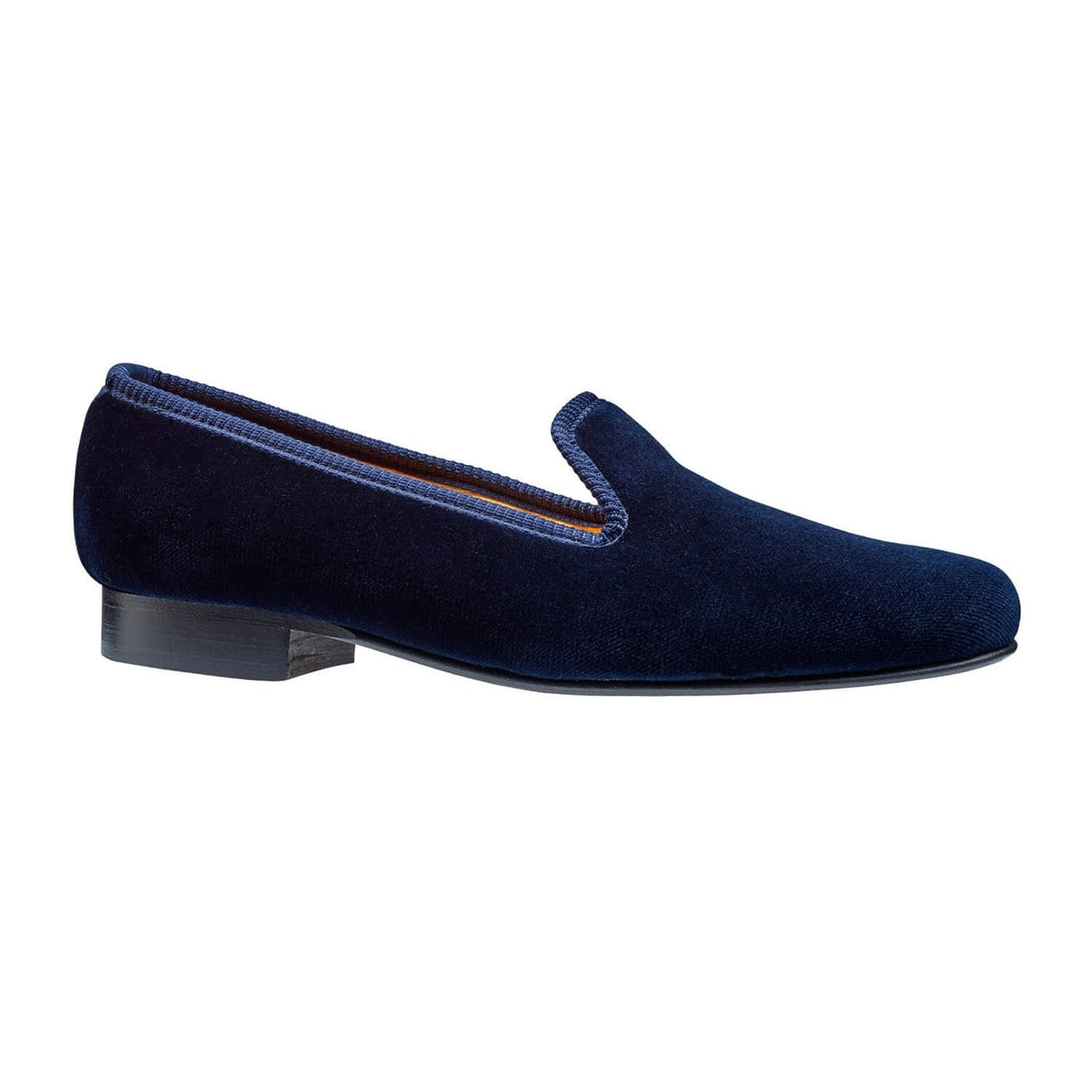 Plain Albert Navy Velvet (Womens) | Crockett & Jones – Crockett & Jones US